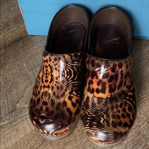 Professional Cheetah Dansko Clog Size 38